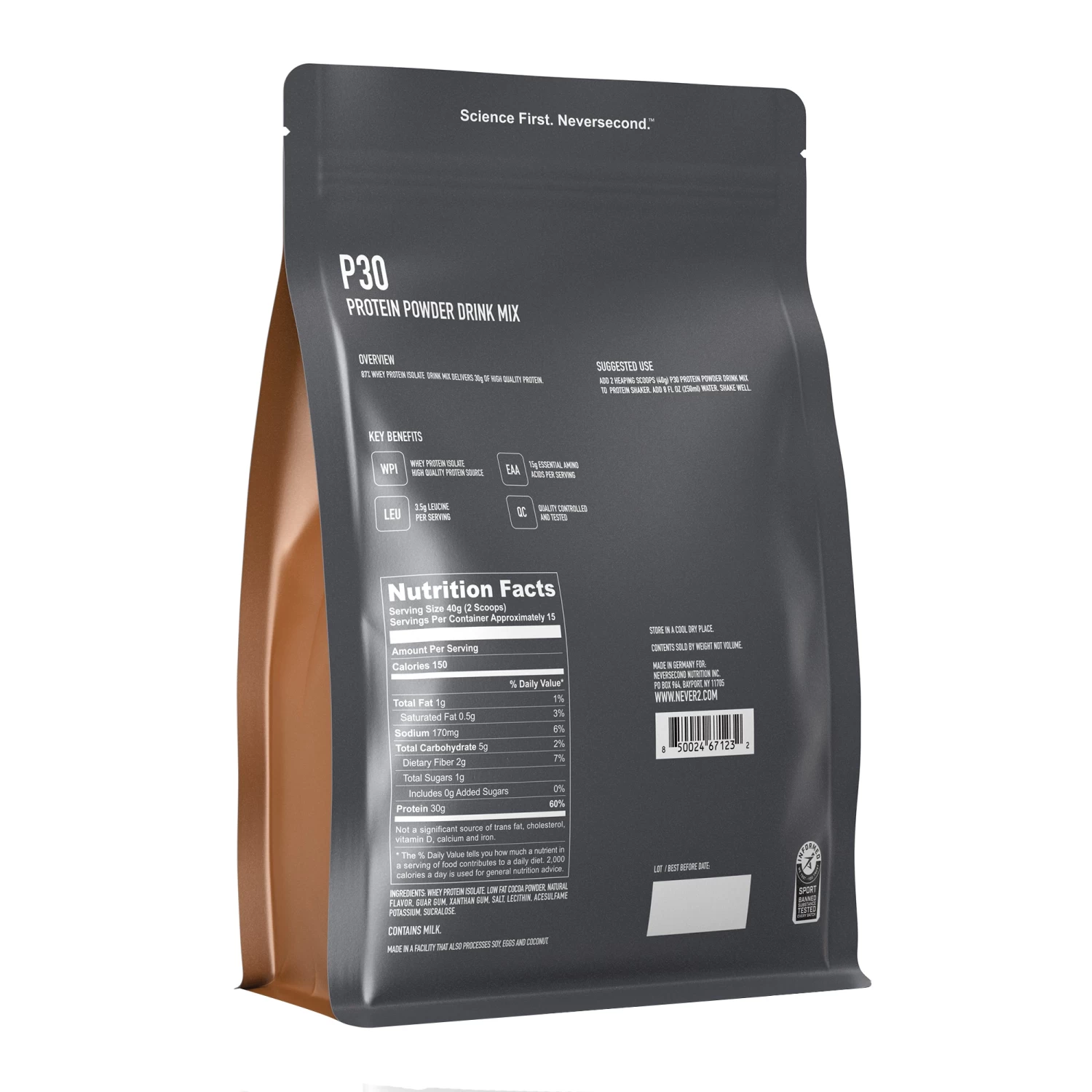 P30 Whey Isolate Recovery 2 P30 Whey Isolate Recovery - Image 2