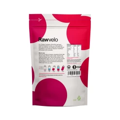 Hydration Drink 17 Hydration Drink -Therabody Store Rawvelo Hydration Raspberry400g Back