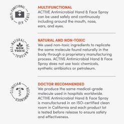 Active Antimicrobial Spray 8 Active Antimicrobial Spray -Therabody Store bldg active body 4oz active antimicrobial face mist 14478660010047