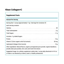Collagen + C 6 Collagen + C -Therabody Store klean supplements 20 servings klean athlete collagen c 15246537392191